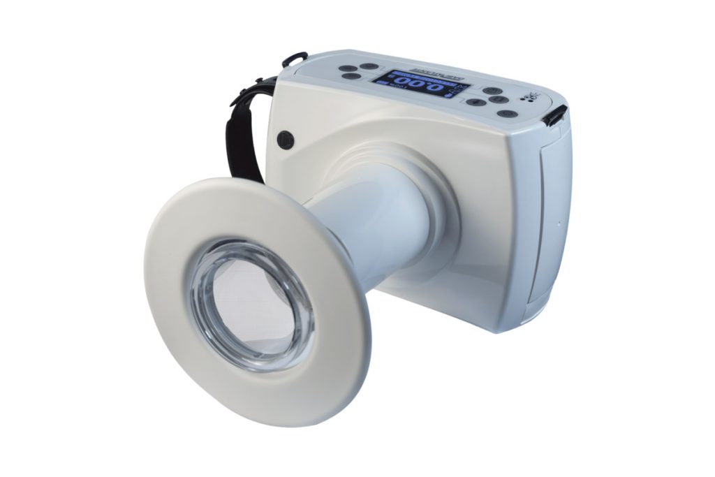 Handheld X-ray machine.
